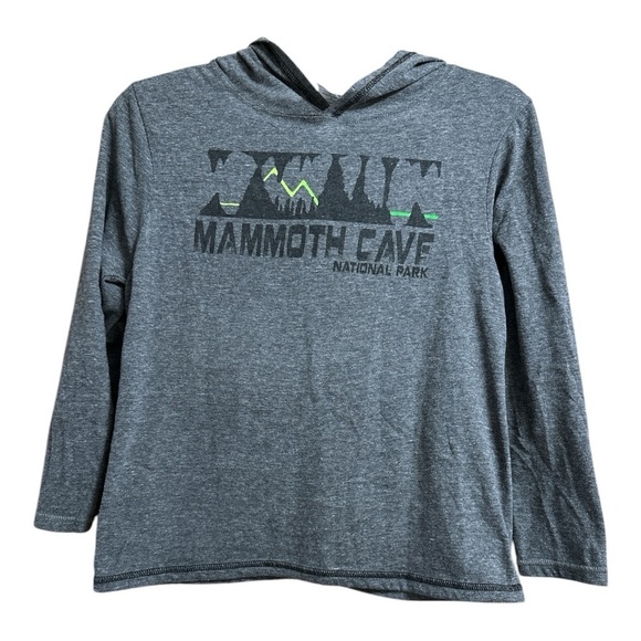 Prairie Mountain Other - Prairie Mountain Brand Mammoth Cave Kids Gray Hoodie, Lightweight, Sz 10/12